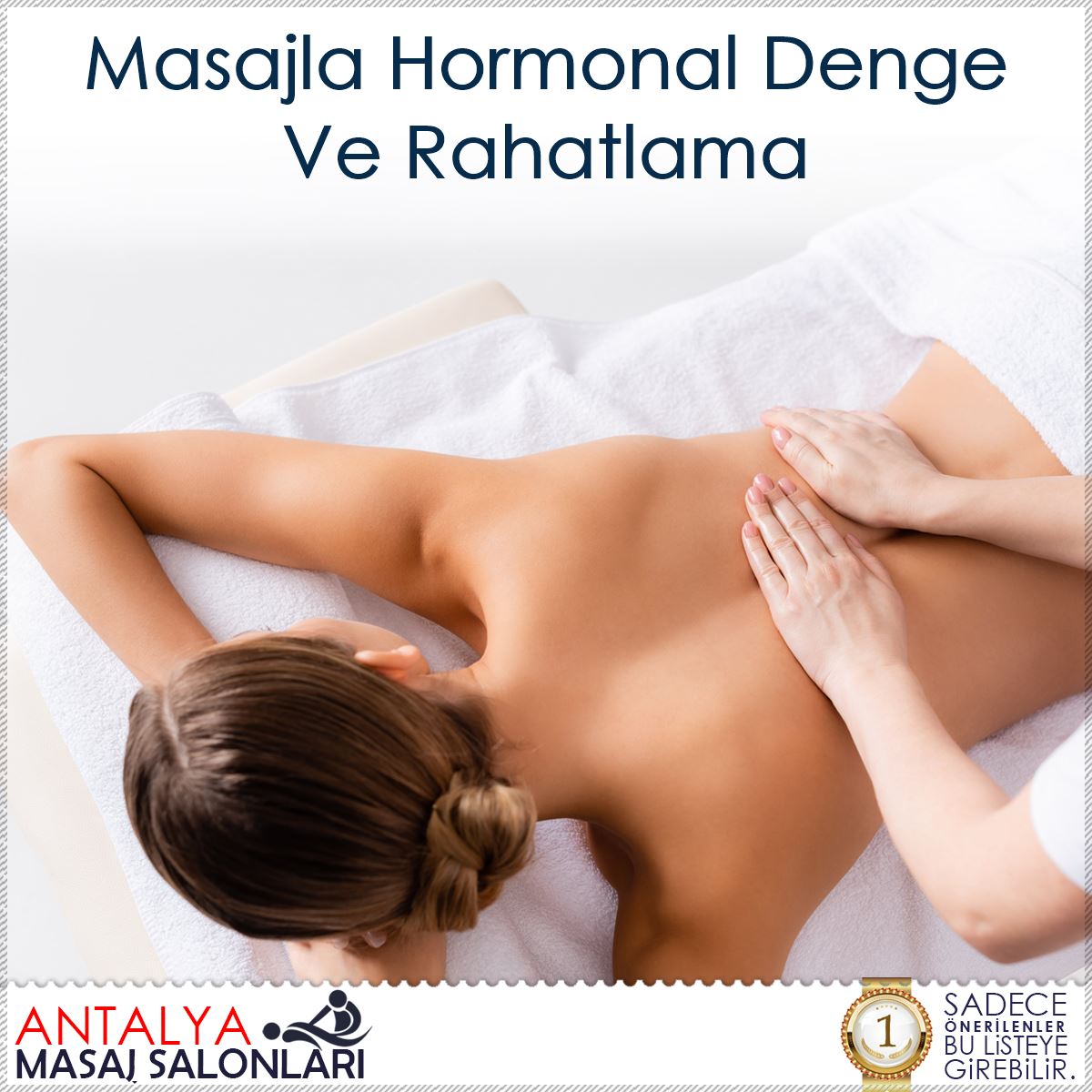 Masajla Hormonal Denge Ve Rahatlama : Kapak Görseli