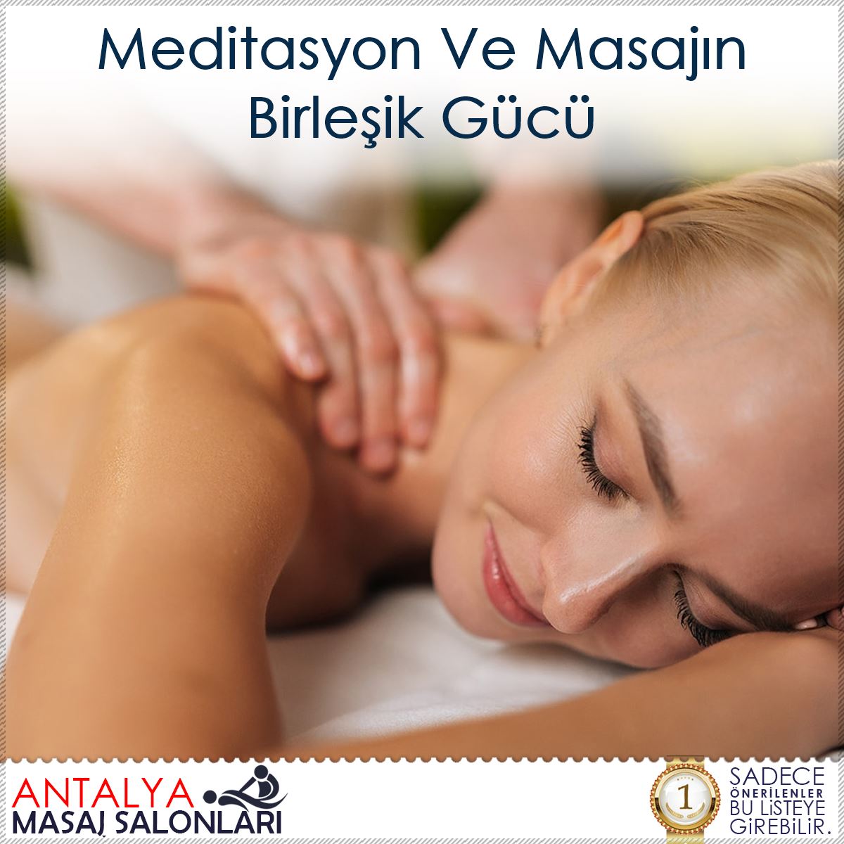 Meditasyon Ve Masajın Birleşik Gücü : Kapak Görseli