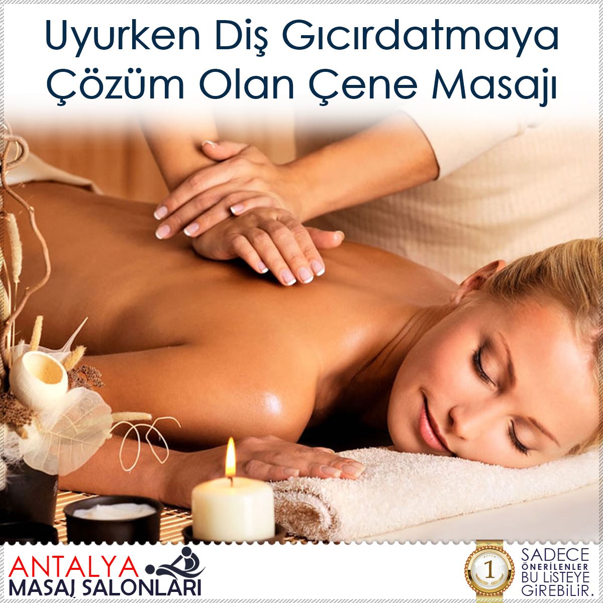 Uyurken Diş Gıcırdatmaya Çözüm Olan Çene Masajı : Kapak Görseli